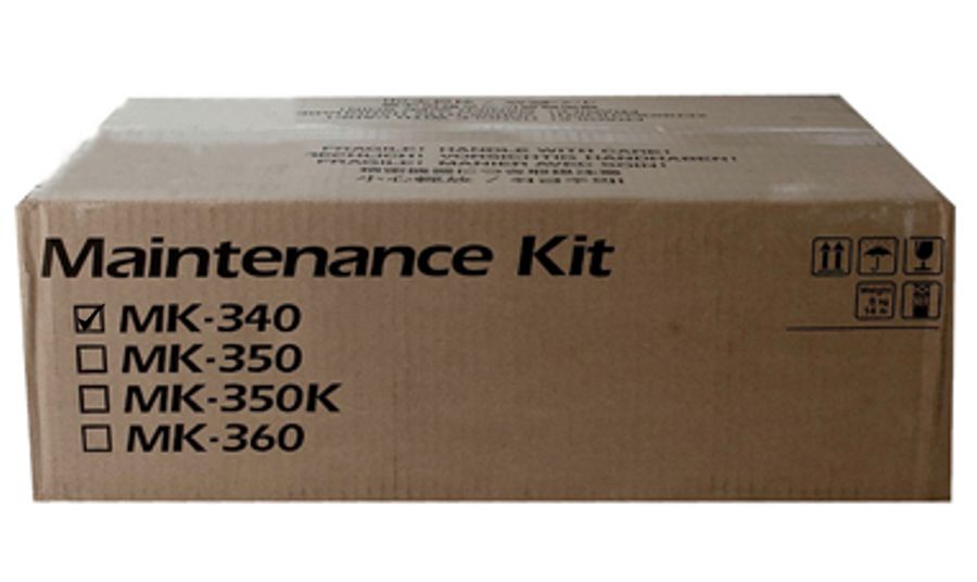Kit de Mantenimiento Kyocera MK-340 / 300k | 2304 - Original Kyocera Maintenance Kit. Incluye: Unidad de Cilindro, Unidad de Revelado, Unidad Fusora. Rendimiento Estimado 300.000 Páginas. Impresoras Compatibles: Kyocera FS-2020D