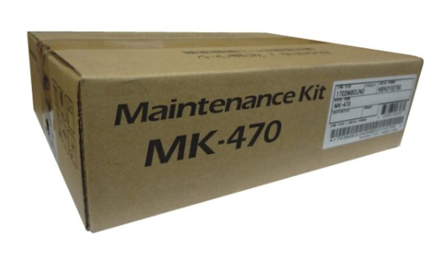 Kit de mantenimiento Kyocera MK-470 / 300k | 2111 - Original Maintenance Kit Kyocera MK 470. Incluye: Rodillo de alimentación, Guía de separación, Rodillo de separación. Rendimiento Estimado 300.000 Páginas 