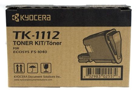 Toner Kyocera TK-1112 / Negro 2.5k | 2310 / 1T02M50UX0 - Toner Original Kyocera TK 1112 negro.  Rendimiento 2.500 Páginas al 5%. FS-1040 FS-1020MFP FS-1120MFP 