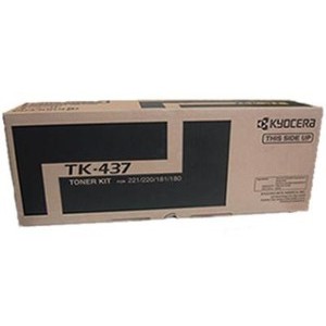 Toner para Kyocera TASKalfa TA-181 / TK-437 | Original Black Toner Kyocera TK437. Rendimiento Estimado 15.000 Páginas al 5%.