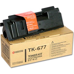 Toner para Kyocera KM-2540 / TK-677 | Original Black Toner Kyocera TK677. Rendimiento 20.000 Páginas al 5%.