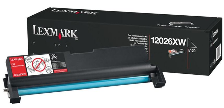 Kit Fotoconductor para Lexmark E120n - 12026XW | Original Photoconductor Kit Lexmark 12026XW. Rendimiento Estimado 25.000 Páginas con Cubrimiento al 5%. 12026XW