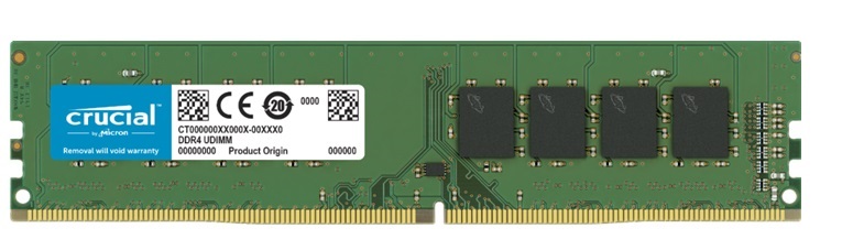 Memoria RAM para PC de Escritorio 32GB DDR4-3200Mhz / Crucial | 2203 - Modulo de Memoria RAM para PC de Escritorio, PC4-25600 DDR4 32000Mhz, Unbuffered, Non-ECC. Garantía de por vida. 
