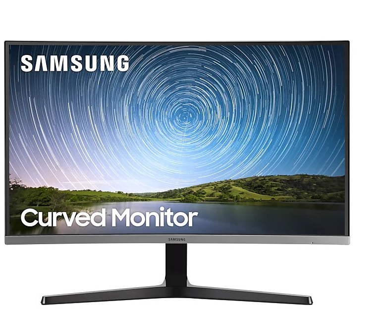 Monitor Curvo 32'' - Samsung C32R500 / LC32R500FHLXZL | 2110 - Panel: VA, Curvatura: 1500R, FHD: 1920 x 1080, Brillo: 300 cd/m2, Puertos:  HDMI, VGA, Relación de aspecto: 16: 9, Contraste: 3000: 1, Ángulo de visión V/H: 178 °.