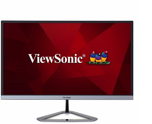 Monitor LCD para PC 22'' / ViewSonic VX2276-SMHD | Panel IPS, FHD 1920 x 1080, 16: 9, HDMI, VGA, DisplayPort, Brillo 250 cd/m2, 178°/178°, Peso: 2.4 kg. 3 años