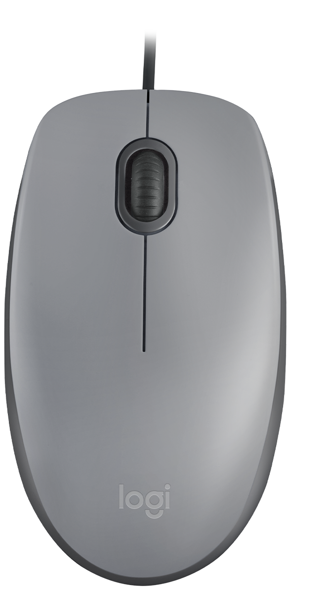 Mouse Alámbrico - Logitech Silent M110 / 910-005494 Gris | 2109 - Mouse alámbrico, Sensor óptico, 1000 dpi, Botones: 3, Desplazamiento línea a línea, Rueda de desplazamiento, Conector: USB-A, Dimensiones:  113 x 62 x 38 mm, Peso: 85 g, Cable: 1.8 m