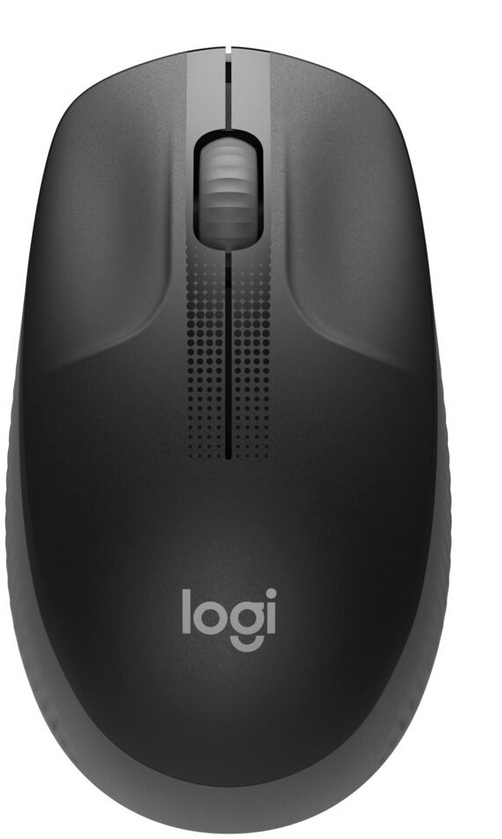 Mouse Inalámbrico - Logitech M190 / 910-005902 Negro, Gris | 2109 - Mouse Inalámbrico, Sensor óptico, 1.000 dpi, Botones: 3, Rueda de desplazamiento, Batería: 1x AA, Cobertura: 10 m, Nano receptor, RF inalámbrico, Ambidiestro, Conector: USB-A
