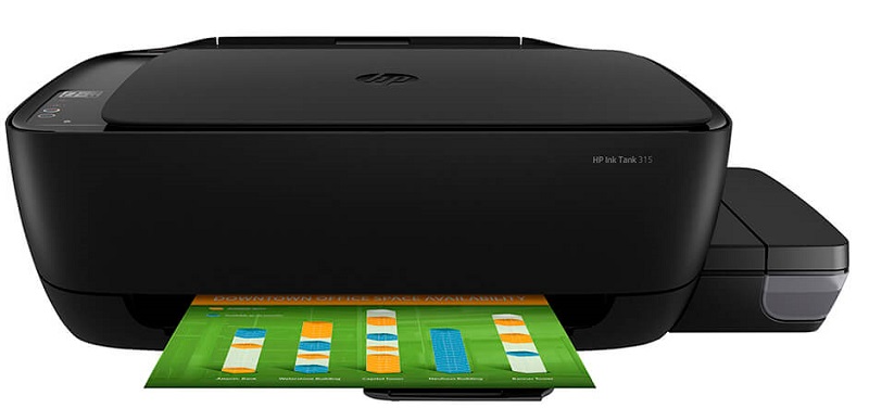 Multifuncional Tinta Color / HP Ink Tank 315 | 2308 - HP Z4B04A#AKY / Impresora HP 315, Inyección térmica de tinta, Formato A4, Funciones (Copiadora, Impresora, Escáner), Velocidad: 8ppm, Resolución: 1200dpi, Dúplex manual. GT51 GT52 