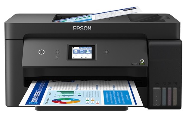 Impresora Epson EcoTank L14150 / C11CH96301 | 2304 - Multifuncional Epson Color 4-Tintas T504, Formato A3, Funciones: Impresora, Copiadora, Escaner & Fax, USB, Ethernet & Wi-Fi, Impresión a Doble Cara, Velocidad 38ppm, 4800x1200dpi