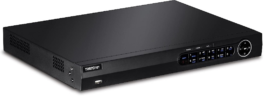  NVR  8-Canales - TrendNet TV-NVR208 | 2108 – Videograbadora independiente de Red PoE+, Salida de video: HDMI/VGA, Resolución Full HD (1920 × 1080p), 2 bahías SATA II 3.5'', Almacenamiento: Hasta 12 TB (2 interfaces SATA para unidades de disco duro)