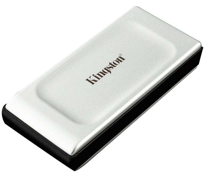 Disco SSD Externo  500GB – Kingston SXS2000/500GB | 2203 - Capacidad de almacenamiento de 500GB, Interfaz USB 3.2 Gen 2x2 tipo C de 20 Gb/s, Velocidades de transferencia de datos de hasta 2000 MB/s, Alimentado por bus, Resistente al agua y al polvo