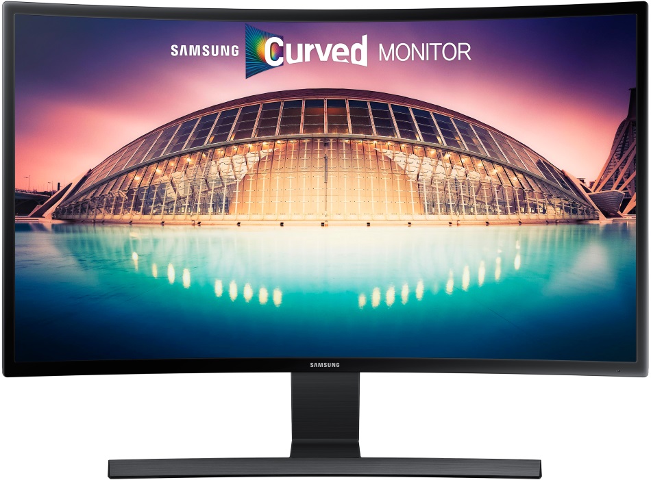 Monitor Curvo 27'' Full HD - Samsung SE510C / LS27E510CSZL | Panel VA, HDMI, VGA, Curvatura 4000R, 1920 x 1080, 16:9, 178°/178°, 250 cd/m² LS27E510CS/ZL