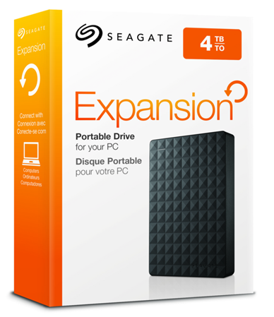Disco Externo  4TB 2.5'' - Seagate Expansion STEA4000400 | 2203 - Disco Externo Seagate, Formato 2.5'', Interface USB 3.2 / USB 3.1 Gen 1 (USB Micro-B), Alimentado por bus USB, Plug-and-Play, Compatible Windows & Mac
