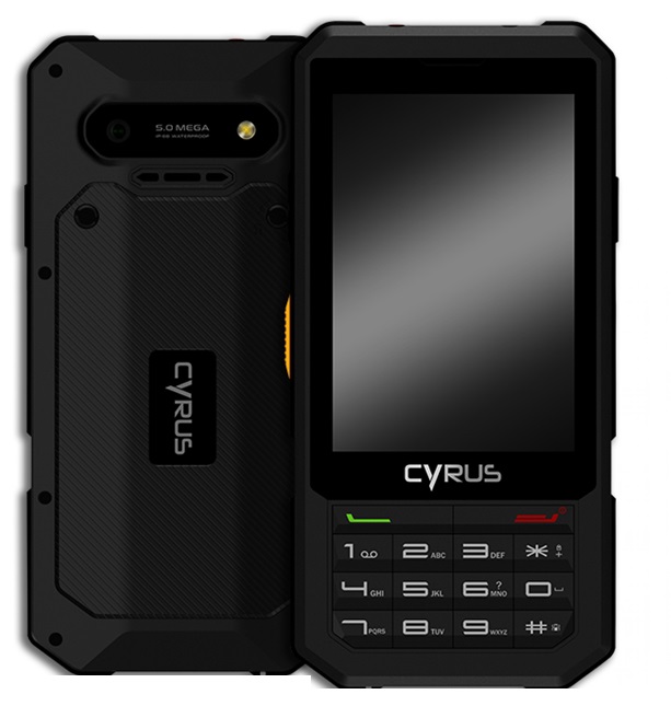 Smartphone Rugged – Cyrus CM17 XA / 3.5'' | 2204 - Telefono Celular Empresarial Outdoor, Certificación IP68, Estándar militar MIL-810G, Interface USB Tipo-C, Conector para auriculares 3.5mm, Wi-Fi 5 , Bluetooth 4.2, Procesador 4-Core. SMA-CYR11025 