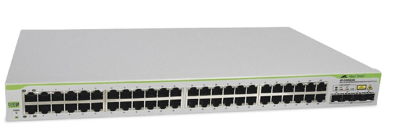  Switch 48 Puertos - Allied Telesis AT-GS950/48-10 | 2111 - WebSmart Switch , Administrable, 48-Puertos LAN Gigabit (4x Combo), 4-Puertos SFP Gigabit (Combo), Tasa de reenvío 71.4Mpps, Capacidad de conmutación 96Gbps, Interfaz gráfica de usuario (GUi) 