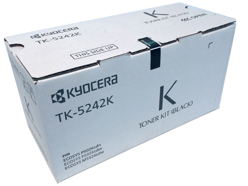Toner Kyocera TK-5242K Negro / 4k | 2111 - Toner Original Kyocera. Rendimiento Estimado: 4.000 Páginas con cubrimiento al 5%. 