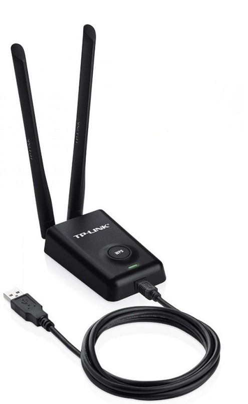 Adaptador USB Inalámbrico – TP-Link TL-WN8200ND / 300Mbps | 2110 - Adaptador USB Inalámbrico, Interface: Mini USB, Botón: WPS, 2 Antenas omnidireccionales, Ganancia: 5dBi, Frecuencia: 2.4 GHz, Tasa de Señal: 300Mbps