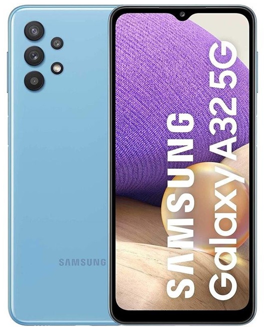 Telefono Celular 6.4'' – Samsung Galaxy A32 / SM-A325MZBKLTC Azul | 2109 - Smartphone Samsung Galaxy con Pantalla de 6.4'', Dual SIM, Resolución Full HD+ 2400 x 1080, Main Display: Super AMOLED, Procesador Octa-Core 2.0Ghz 1.8Ghz, Memoria RAM: 4GB