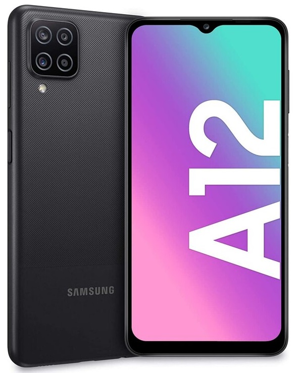 Telefono Celular 6.5'' – Samsung Galaxy A12 / SM-A127MZKGLTC Negro | 2109 - Smartphone Samsung Galaxy con Pantalla de 6.5'', Dual SIM, Resolución HD+ 720 x 1600, Tecnología PLS TFT LCD, Procesador Octa-Core 2.0Ghz, Memoria RAM 4GB, ROM 64GB, MicroSD 1TB 