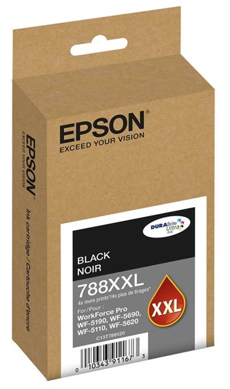 Tinta Epson T788XXL120-AL Negro / C13T788120 | 2110 - Tinta Original Epson T788XXL120-AL C13T788120 Negro para Impresoras Epson WorkForce Pro 