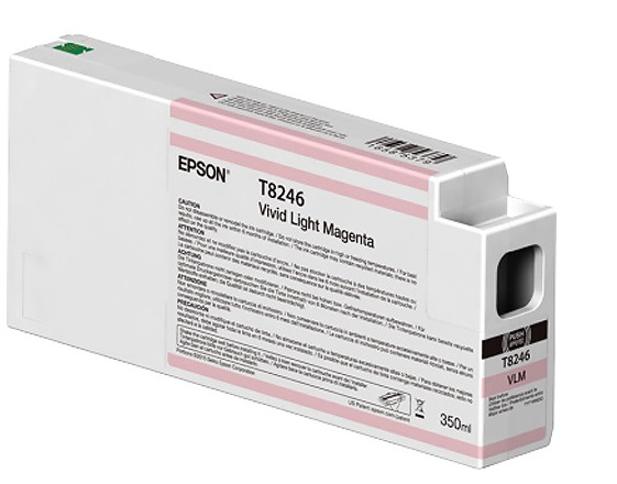 Tinta Epson T824600 Magenta Claro / 350ml | 2110 - Cartucho de Tinta Original Epson UltraChrome HD / HDX para Plotters Fotográficos Epson SureColor 