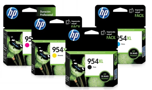 Tinta para HP OfficeJet Pro 7740 / HP 954XL | Tinta Original HP 954XL. El Kit Incluye: L0S62AL L0S65AL L0S68AL L0S71AL HP954XL 