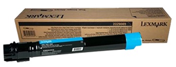 Toner para Lexmark XS955 - 22Z0009 | Original Toner Lexmark 22Z0009 Cian 