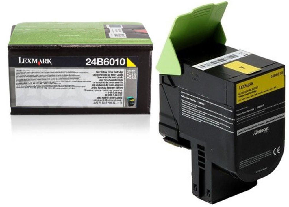 Toner para Lexmark XC2132 - 24B6010 | Original Toner Lexmark 24B6010 Amarillo 