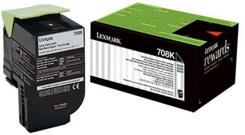 Toner para Lexmark CS510 / 70C80K0 708K | Original Toner Lexmark 70C80K0 Negro CS510de