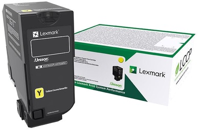 Toner Lexmark 74C4SY0 Amarillo / 7K  | 2201 - Toner Original Lexmark. Rendimiento Estimado: 7.000 Páginas al 5%. 