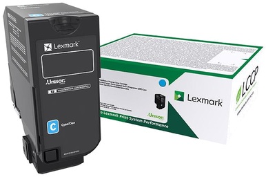 Toner Lexmark 84C4HC0 / Cian 16k | 2308 - Toner Original Lexmark 84C4HC0 Cian. Rendimiento: 16.000 Páginas al 5%. Lexmark CX725dhe   