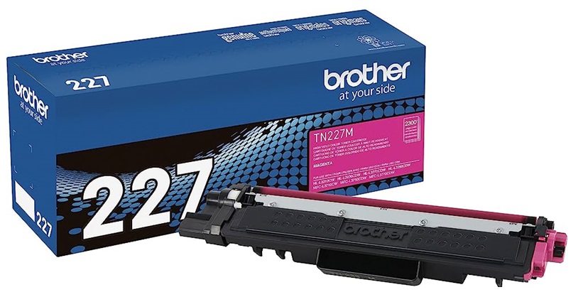 Toner Brother TN-227M / Magenta 2.3k | 2309 - Toner Original Brother TN227M Magenta. Rendimiento 2.300 Páginas al 5%. Brother HL-L3210CW HL-L3230CDW HL-L3270CDW HL-L3290CDW MFC-L3710CW MFC-L3750CDW MFC-L3770CDW 