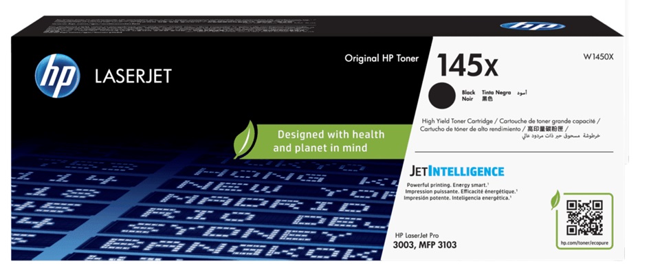 Toner para HP 3104 / HP 145X | 2402 - Toner W1450X para HP LaserJet Pro MFP 3104. Rendimiento 3.800 Páginas al 5%.