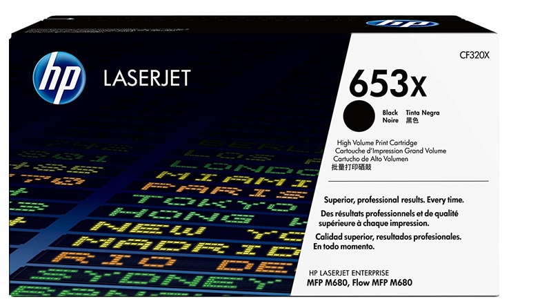 HP 653X CF320X / Toner Negro 21k | 2405 - Toner HP CF320X Rendimiento 21.000 Paginas al 5%. HP M675 M680  