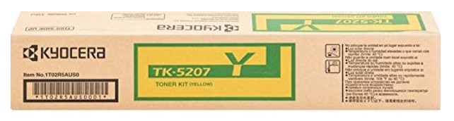 Toner Kyocera TK-5207Y / Amarillo 12K | 2311 / 1T02R5AUS0 - Toner Original Kyocera TK-5207Y Amarillo. Rendimiento 12.000 Páginas. TA-308ci