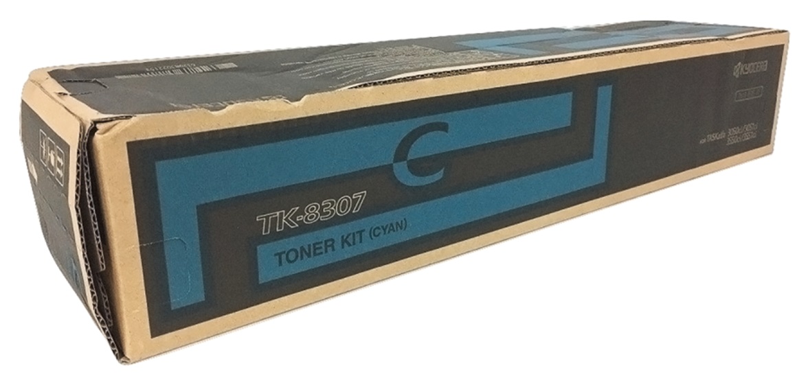 Toner Kyocera TK-8307C / Cian 15k | 2311 / 1T02LKCUS0 - Toner Original Kyocera TK-8307C Cian. Rendimiento 15.000 Páginas al 5%. TA-3050ci TA-3051ci TA-3550ci TA-3551ci