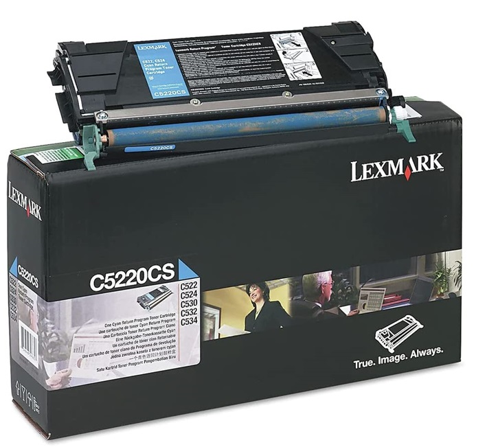 Toner Lexmark C5220CS Cian / 3k | 2202 - Toner Original Lexmark. Rendimiento Estimado: 3.000 Páginas al 5%.
