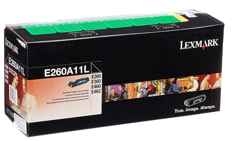 Toner Lexmark E260A11L Negro / 3.5k | 2201 - Toner Original Lexmark. Rendimiento Estimado 3.500 Páginas al 5%.