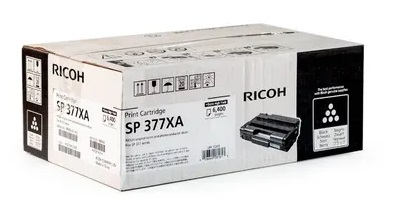 Toner para Ricoh SP 377SF / 408161 | 2112 - Toner Original Ricoh Type SP 377XA / 408161 Negro. Rendimiento Estimado 6.400 Páginas al 5%. 377DNwX 377SFNwX
