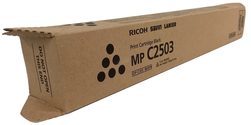 Toner Ricoh MP C2503 / Negro 15k | 2309 / 841918 - Toner Original Ricoh MP C2503 Negro. Rendimiento 15.000 Páginas al 5%. Ricoh Aficio MP C2003 MP C2004 MP C2503 MP C2504 