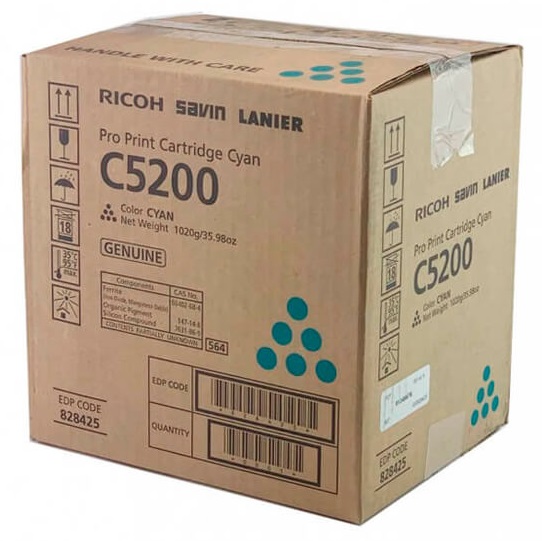 Toner Ricoh C5200 / Cian 24k | 2310 / 828425 - Toner Original Ricoh C5200 Cian. Rendimiento 24.000 Páginas al 5%. Ricoh 5100s 5110s 