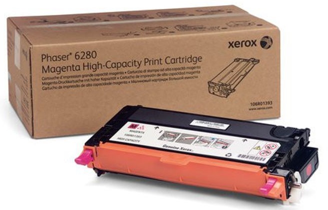 Toner Xerox 106R01401 / Magenta 5.9k | 2312 / 106R1401 - Toner Original Xerox 106R01401 Magenta. Rendimiento 5.900 Páginas al 5%. Xerox Phaser 6280 