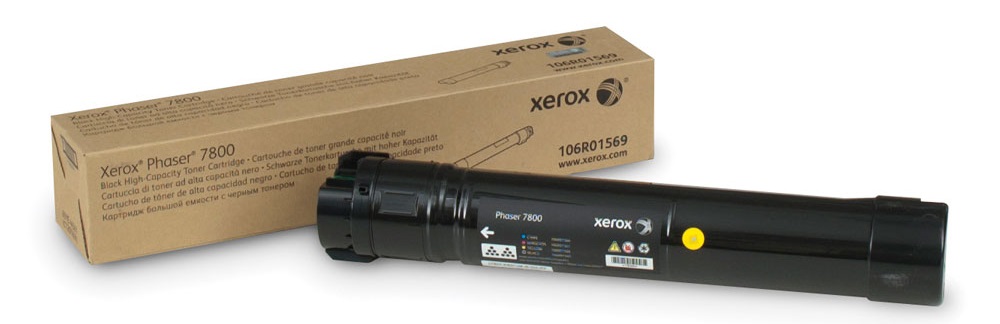 Toner Xerox 106R01569 / Negro 24k | 2312 / 106R1569 - Toner Original Xerox 106R1569 Negro. Rendimiento 24.000 Páginas al 5%. Xerox Phaser 7800 