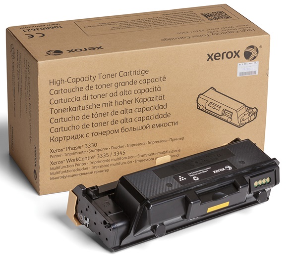 Toner Xerox 106R03625 / Negro 11k | 2312 / 106R3625 - Toner Original Xerox 106R03625 Negro METERED. Rendimiento 11.000 Páginas. Xerox 3330 3335 3345 