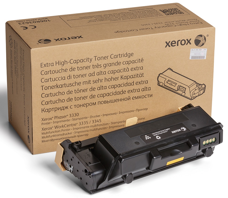 Toner Xerox 106R03623 | Negro 15k | 2312 / 106R3623 - Toner Original Xerox 106R03623 Negro – Extra Alta Capacidad. Rendimiento 15.000 Páginas al 5%. Xerox WorkCentre 3335, 3345 & Xerox Phaser 3330.