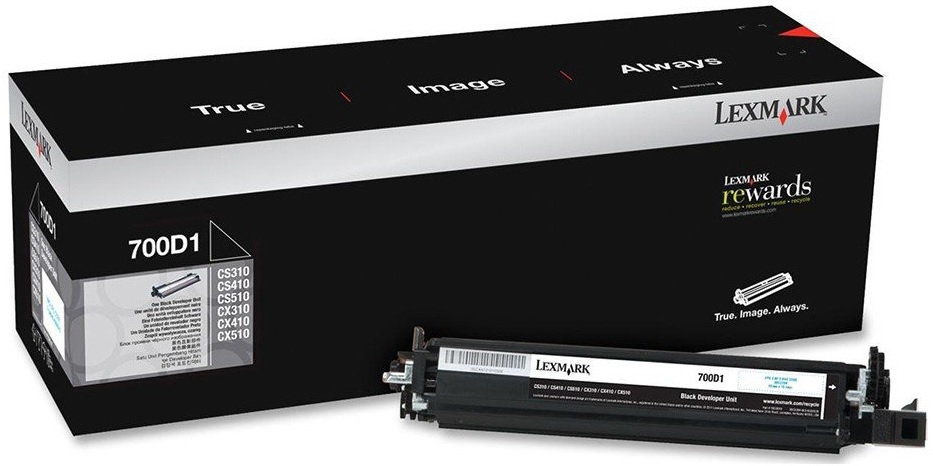 Unidad de Revelado para Lexmark CS410 / Color | Original Lexmark Developer Unit: 70C0D10 Black, 70C0D20 Cian, 70C0D30 Magenta, 70C0D40 Amarillo. 700D1 700D2 700D3 700D4 