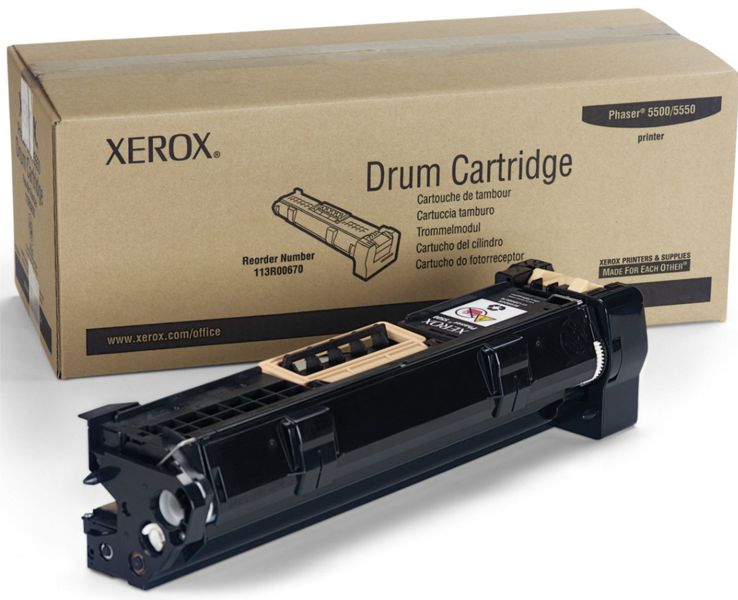 Drum Xerox 113R00670 / 60k | 2312 / 113R670 - Original Drum-Cilindro-Tambor Xerox 113R00670. Rendimiento 60.000 Páginas. Xerox Phaser 5500 5550 