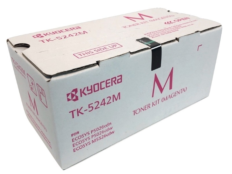 Toner Kyocera TK-5242M Magenta / 3k | 2111 - Toner Original Kyocera. Rendimiento Estimado: 3.000 Páginas con cubrimiento al 5%. 